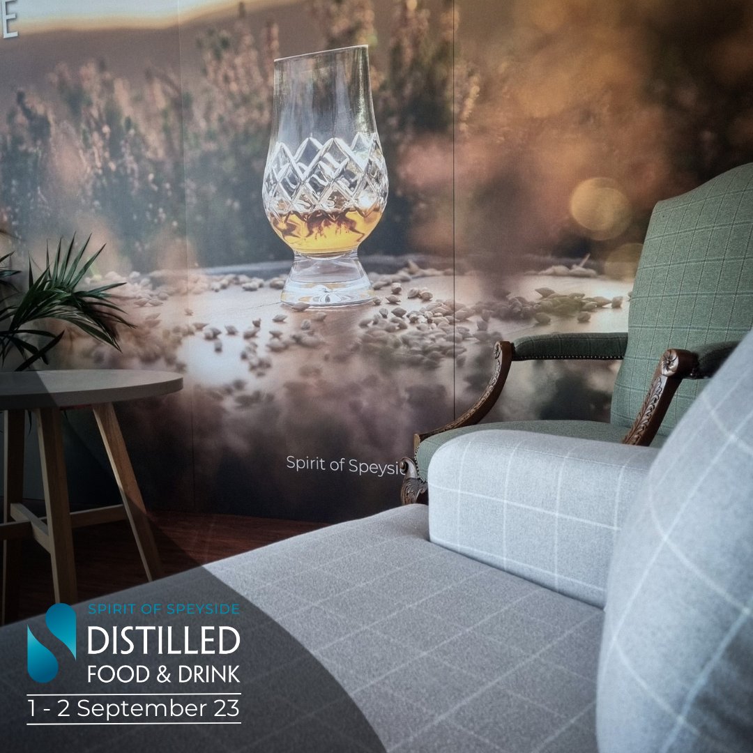 distilledscot's tweet photo. That is a comfortable spot to enjoy some of Speyside's finest drams! You could still sit here this weekend with a glass of whatever you fancy - limited tickets available: https://t.co/MzMm3ZICBp
#distilled23 #distilledscot #spiritofspeyside #moray #whisky #scottishgin #craftbeer https://t.co/yD9DMJKzLt