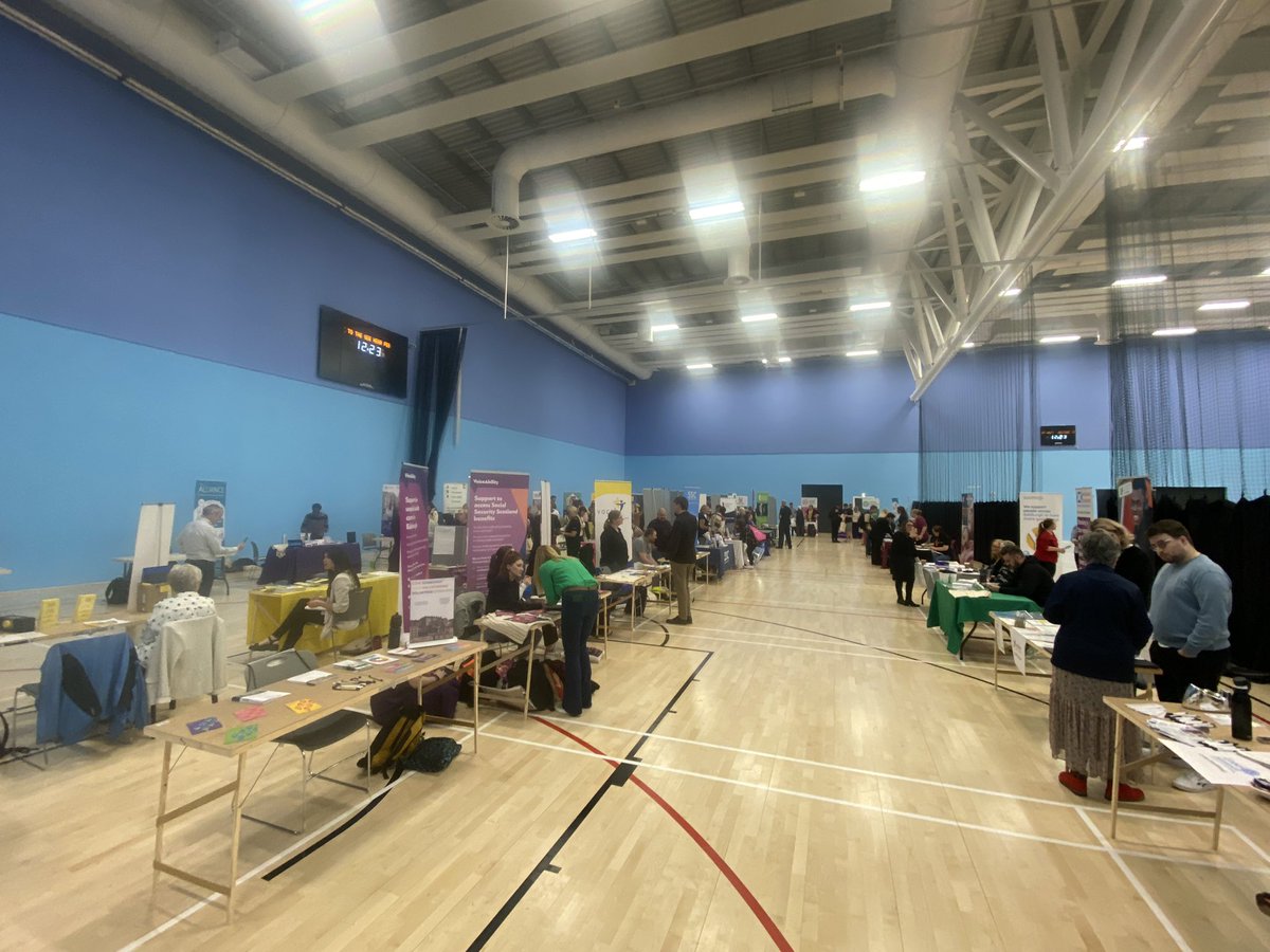 Great to attend the #SeeHearFest at Meadowbank Sports Centre today with @JeremyRBalfour Good to meet with over 40 charities, organisations and public services working to deliver vital advocacy and support for people living with sensory loss in Edinburgh and across Scotland.