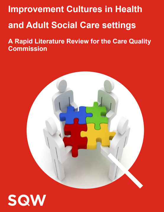HelenBevan's tweet photo. A literature review commissioned by the @CareQualityComm on improvement culture in health and care settings. Overall, the review identified multiple positive outcomes associated with a "good" improvement culture including:
1) Increased responsiveness of services
2) Shorter waiting times 
3) Better staff retention & lower use of agency staff
4) Better quality of care
5) Lower mortality rates
6) Treating people who use services with more dignity and respect
7) Improved staff morale and motivation
8) Increased collaboration between services
9) Better ratings from regulators
10) Improved financial outcomes
ie, many reasons why we should prioritise the so-called "soft stuff", combined with an improvement methodology: https://t.co/vIm5mnfOun. Via @CQCprof @SQW_uk @joyfurnival