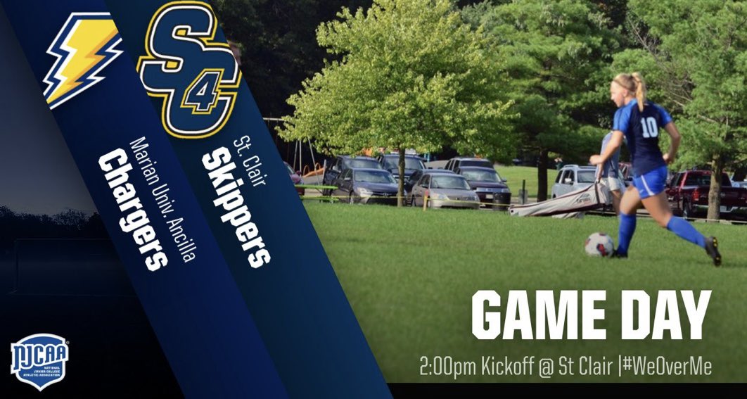 AncillaSoccer's tweet photo. Heading up north for Game Day!  

🆚 St. Clair Community College 
⏰ 2:00 pm
📍Marysville, MI https://t.co/pWlIYYNcjz
