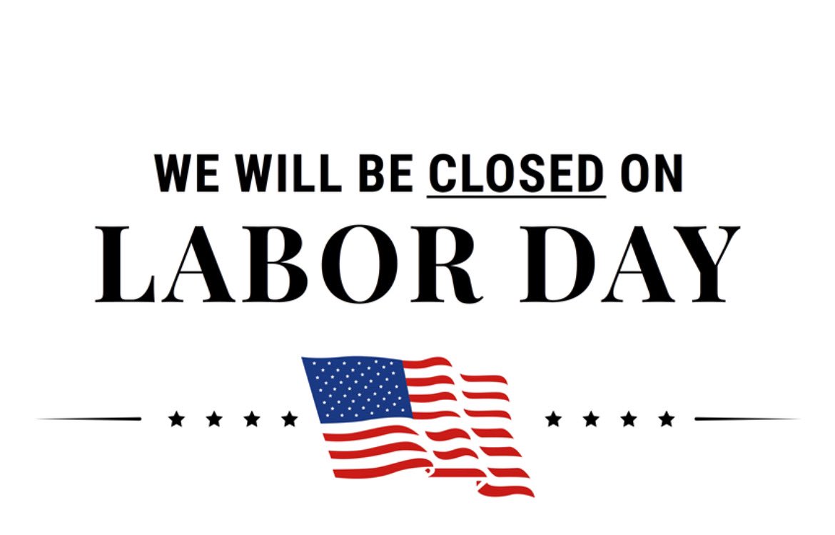 C2CRoofs's tweet image. We will be closed this coming Monday 9/4/2023 in observance of Labor Day! We will resume normal business hours on Tuesday 9/5/2023! We hope everyone has a fun and safe holiday #c2croofs #austincontractor #bbbaccredited #austinroofing