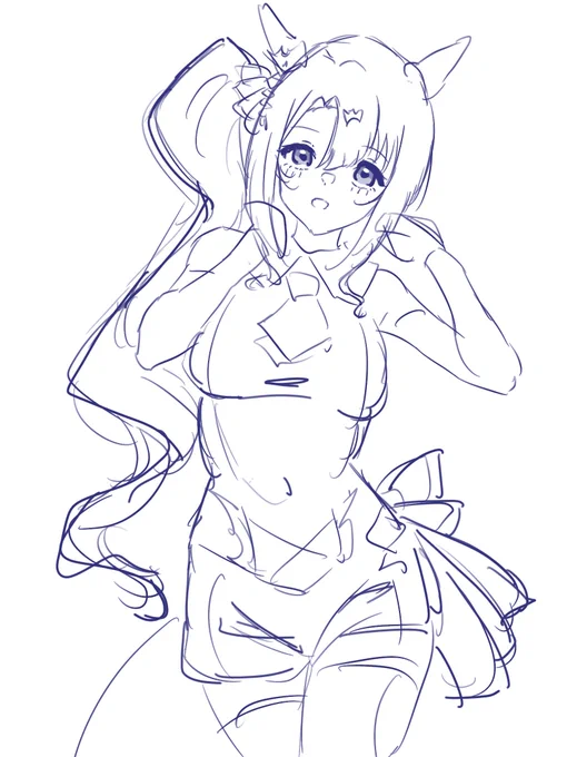 新アイコンにと思ってコツコツと描いてた下書き達。 