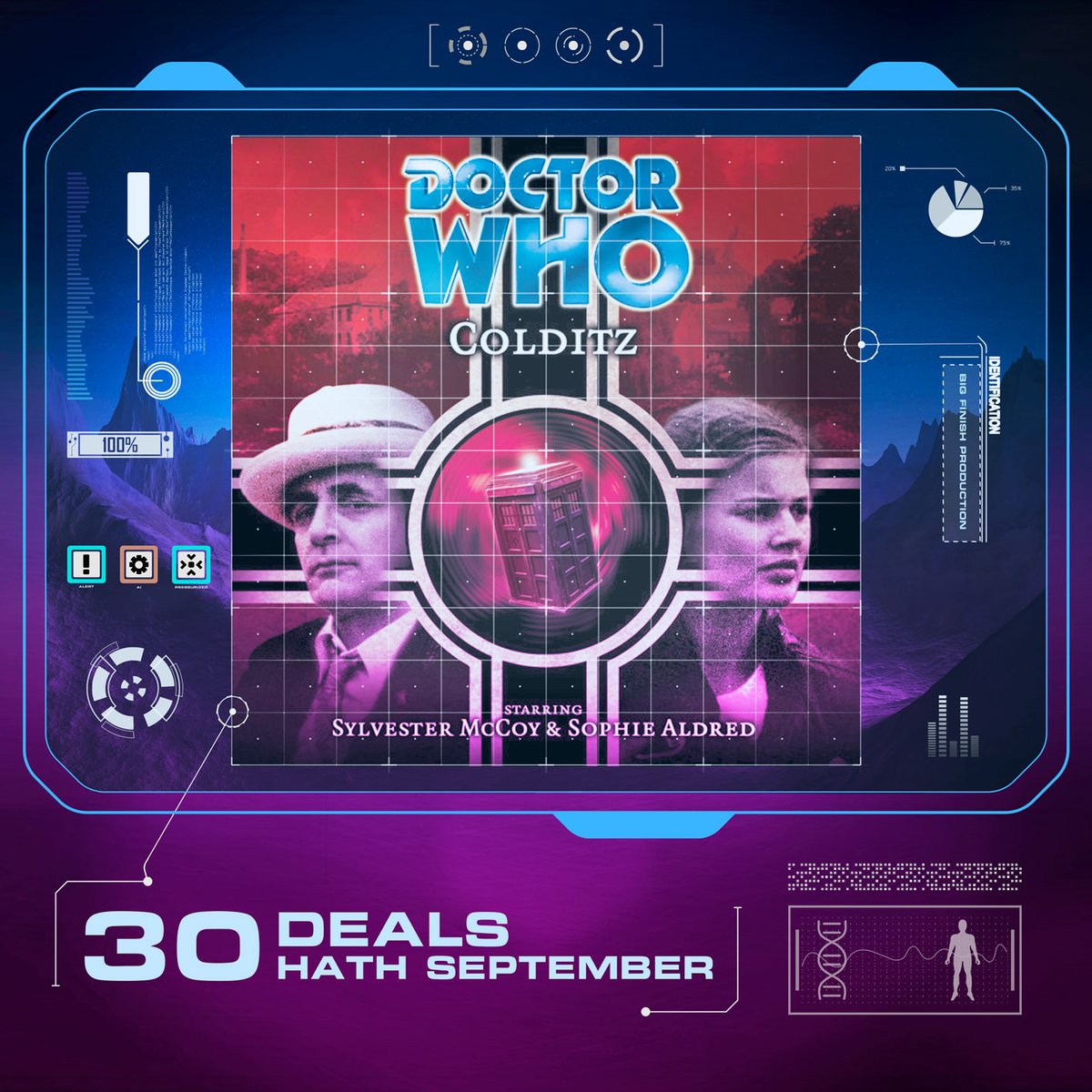 bigfinish's tweet photo. 🍂 The first #30dealshath September offer is live! 🍂 Grab #DoctorWho Colditz for just £1: https://t.co/tkRlimDuJk (until 23:59 UK time on 01 October 2022). https://t.co/3Um7Rnd8Bm