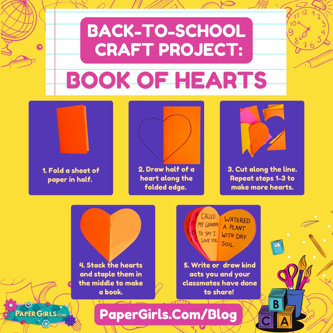 PaperGirlsTV's tweet photo. Start the school year with #kindness and an engaging #BackToSchool craft project to highlight your students' kind acts every day!

🌈Check out this project here: https://t.co/vu7cfNCq1h

#papergirls #papergirlstv #papergirlsshow #thepapergirls #PGTV #craftykids #paperprojects https://t.co/t9LVJN6oNj