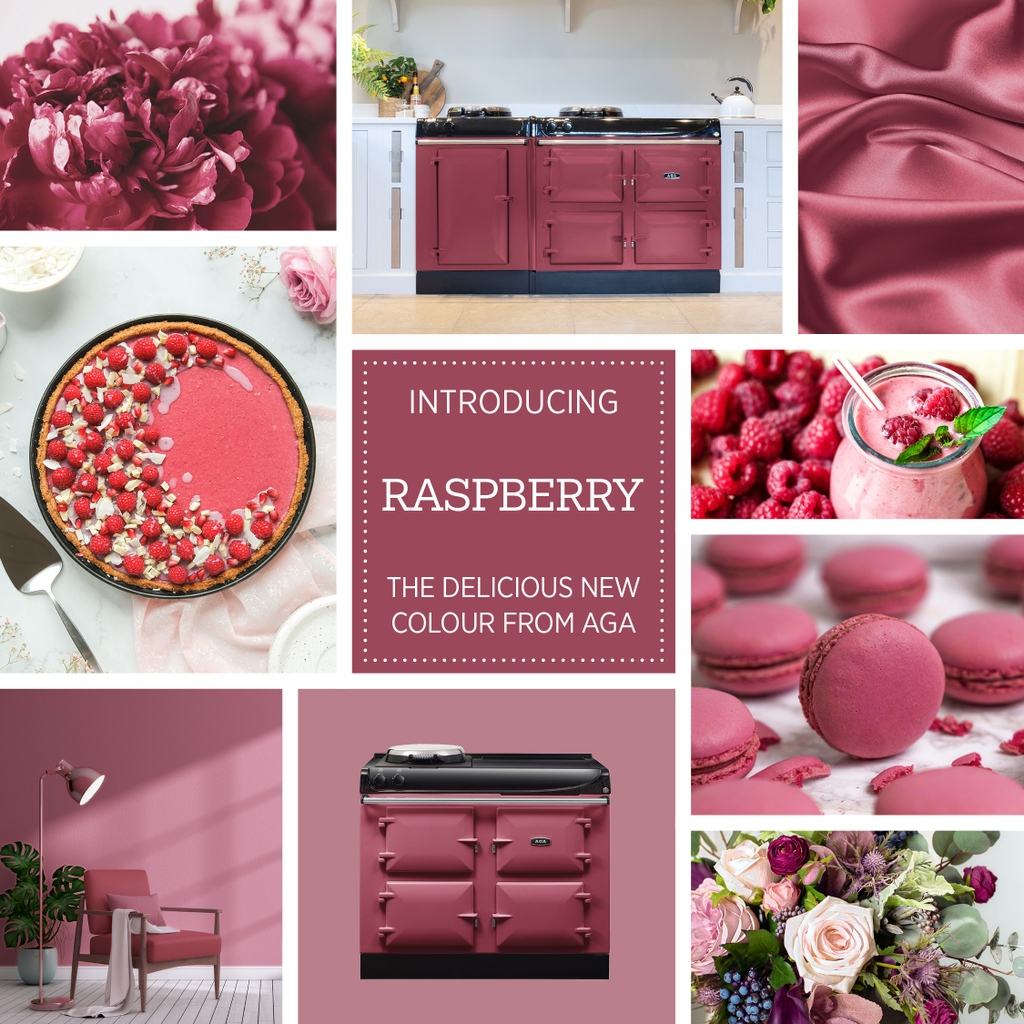 💗 Introducing Raspberry, the delicious new colour from AGA 💗⁠ ⁠ Available across all electric AGA models – this new shade is perfect for adding a pop of colour to the kitchen.⁠ ⁠ Vibrant Raspberry is reminiscent of summer fruit, macarons and delicious sorbets.