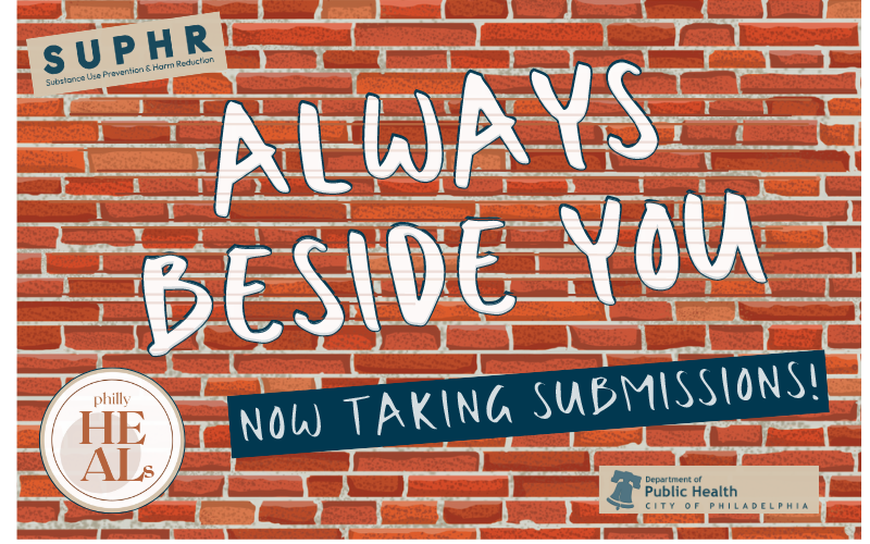 PHLPublicHealth's tweet photo. Honoring the memory of a loved one can take so many different forms. PhillyHEALS is asking all artists to submit their artwork to be displayed at the upcoming art gallery, Always Beside You. 

Physical submissions are due today! https://t.co/EpQavMQExI https://t.co/XC1VBWQRwt