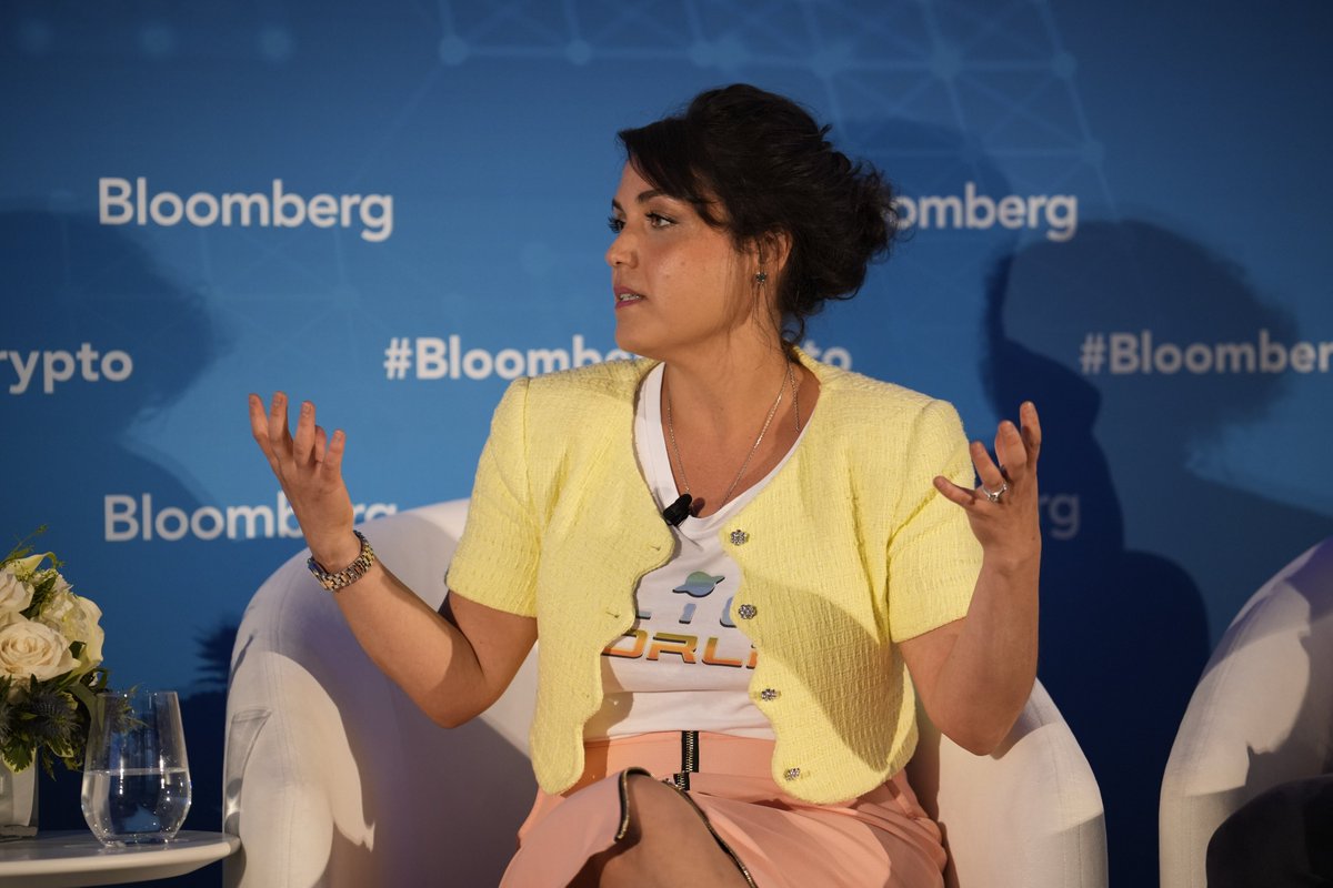 dacocoio's tweet photo. Dacoco CEO and Alien Worlds Co-founder Saro McKenna participated in a panel at the 2022 #BloombergCryptoSummit, where she was asked about the pace of adoption of #blockchaingames.
Saro replied, "Community is one of the stickiest layers that can exist between people. Once people feel that they're members of something together, that is something that they are willing to invest time in across cycles and across different iterations of the technology. When we talk about adoption, what we are really seeing is that communities are onboarding more people and new communities are arising."
Watch the entire Summit here: https://t.co/Jb2rVnJHw0
#AlienWorldscommunity #web3