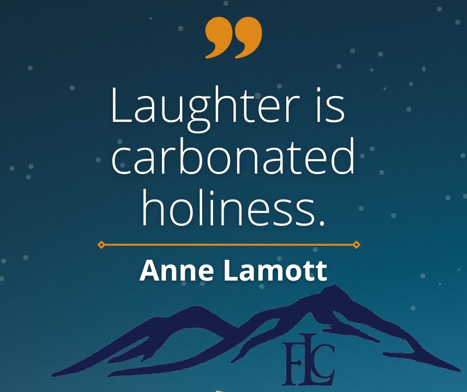FLCCalgary's tweet photo. “Laughter is carbonated holiness.”
― Anne Lamott
#MakingFaithMatter #FillYourCupFriday #AnneLamott https://t.co/bBGZ9WpLd1
