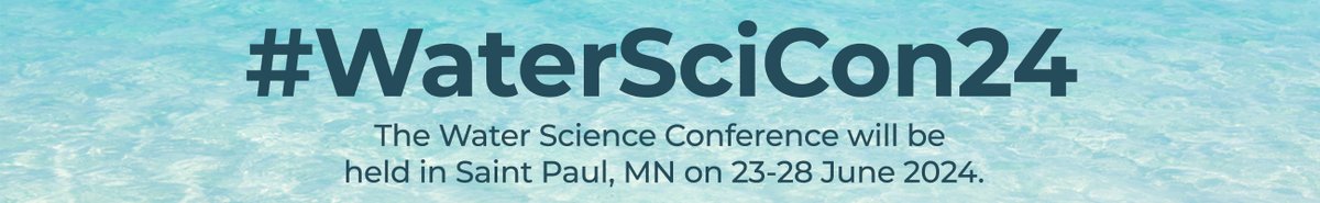 Proposals now being accepted for #WaterSciCon24! Session, workshop and town hall proposals are now open for the Water Science Conference 2024, taking place 23-28 June 2024 in St. Paul, Minnesota. Learn more and submit your proposals below. <a href="/theAGU/">AGU (American Geophysical Union)</a> 
ow.ly/pfwJ50PGySw