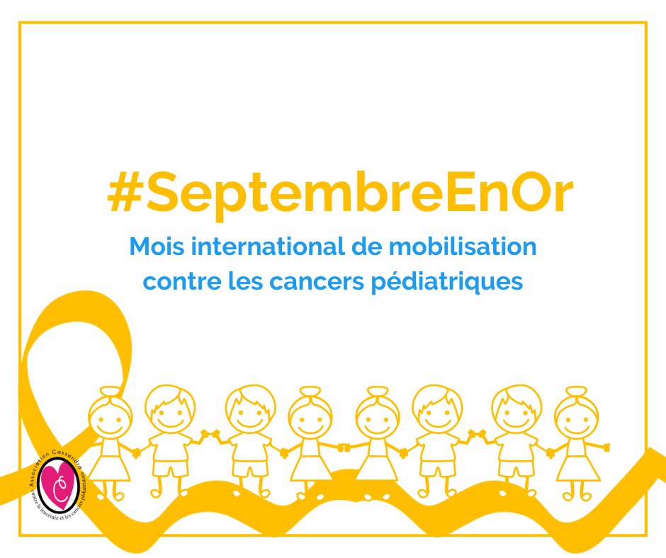 AssoACCL's tweet image. 🎗 Septembre En Or • Mois international de mobilisation contre les cancers de l'enfant.

#SeptembreEnOr #GoldSeptember