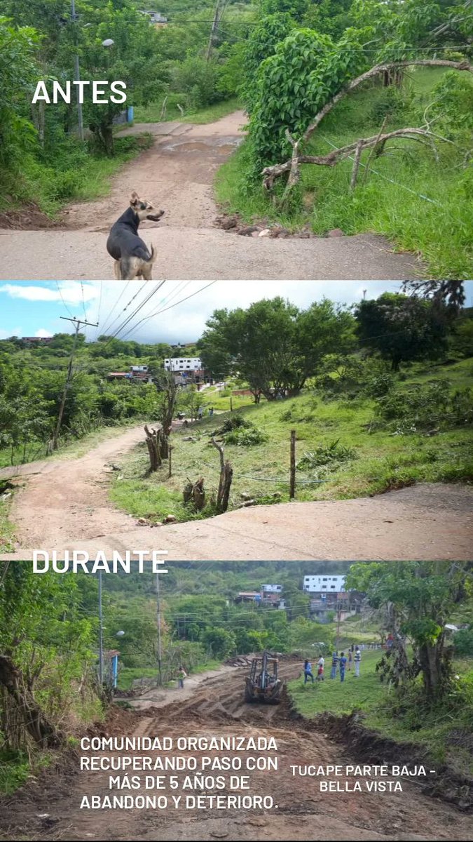 MnuelPM's tweet photo. #31agosto con #organización y #constancia se logran objetivos después de 5 años intransitable, la comunidad de #Tucape parte baja y Bella Vista con recursos propios recuperan paso entre ambos sectores, el cual facilita la salida a la autopista. https://t.co/yOEgsQBNOm