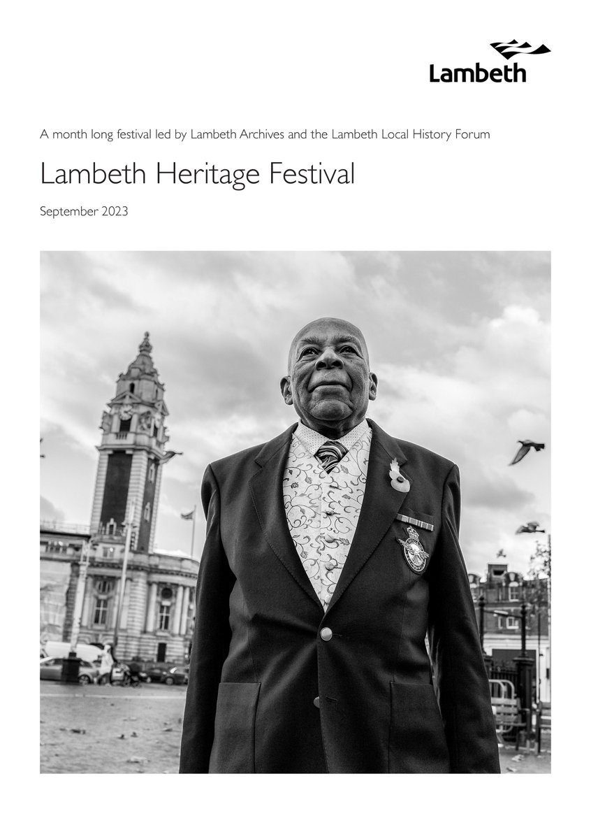 LAMBETH LOCAL HISTORY FAIR
Saturday 2nd 10am to 4.30pm in
West Norwood Library &amp; Picturehouse
Meet local historians from around the borough
FREE ENTRY bit.ly/LHFProg2023