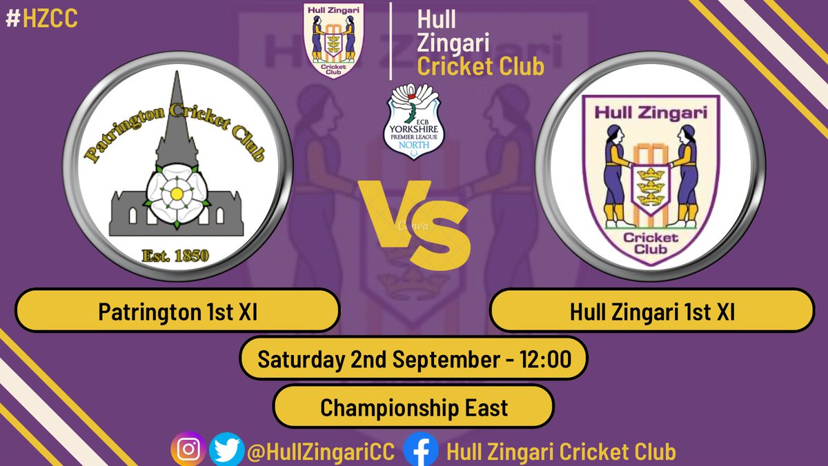 HullZingariCC's tweet image. 🗓️🗓️ Week 20 Fixtures 🗓️🗓️

#hzcc