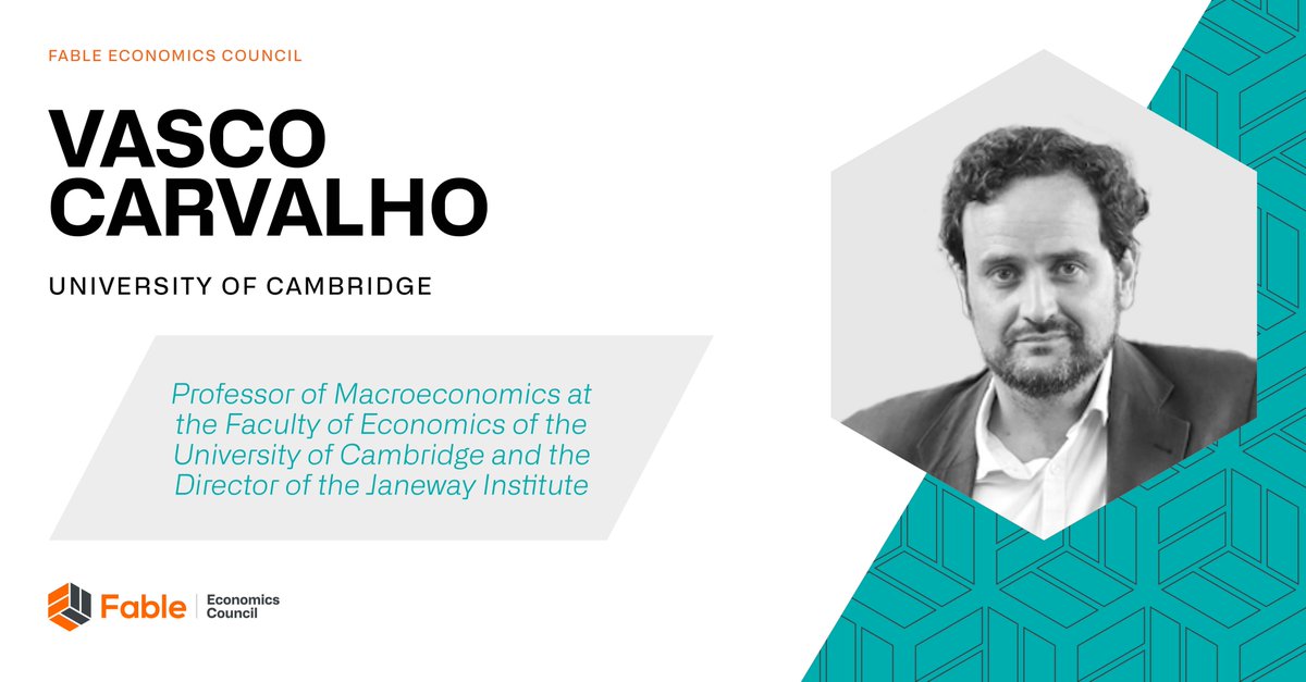 fable_data's tweet image. Meet Fable Data&apos;s Economic Council member, Vasco Carvalho, Professor of Macroeconomics at the University of Cambridge and Director of the Janeway Institute.  Find out more about him here:  bitly.ws/TFWN  📈🌐 #FableInAction #EconomicsCouncil #Macroeconomics