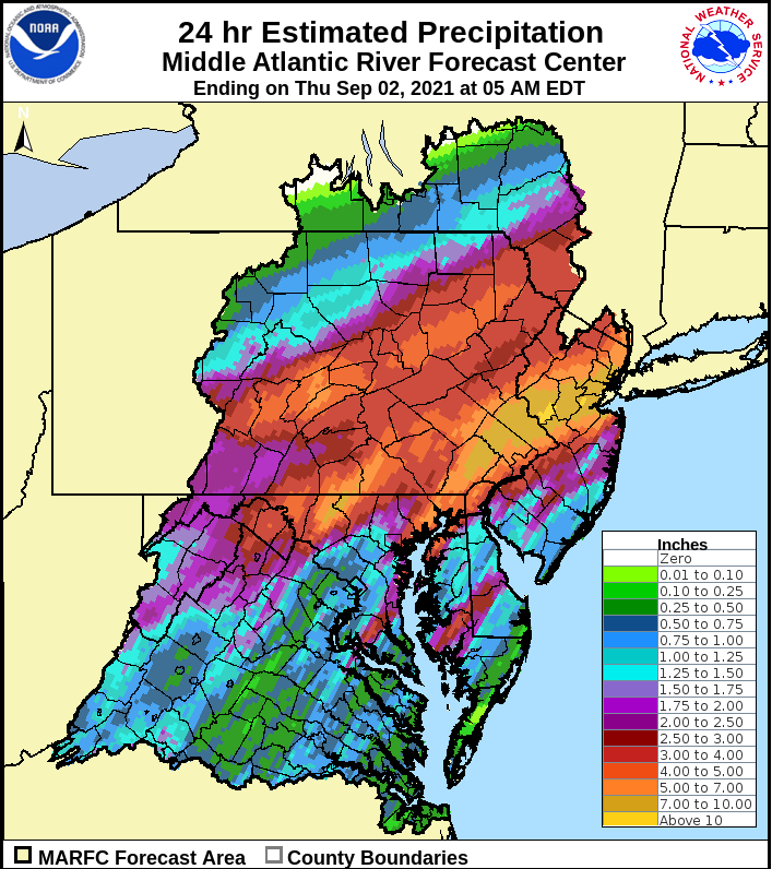 NWS_MountHolly's tweet image. 2 years ago today, our region was bracing for the remnants of Hurricane Ida in what would become one of the most catastrophic weather events to impact the area in recent history. Upwards of 5-10" of rain fell, and 7 tornadoes occurred in our forecast area. #PAwx #NJwx #DEwx #MDwx