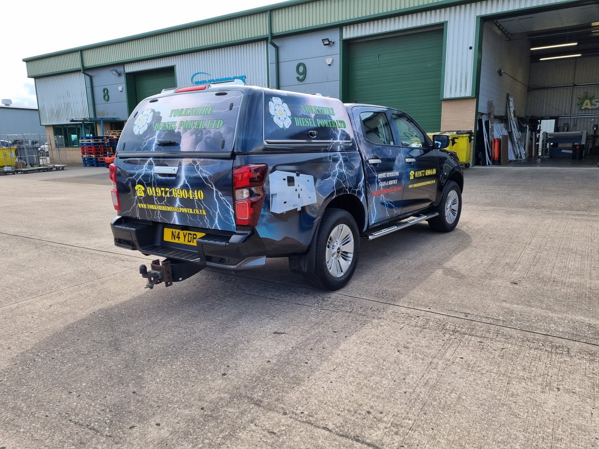 ExpressSignsLtd's tweet photo. Another striking wrap for Yorkshire Diesel Power completed this week! https://t.co/mJmmkKLfKV