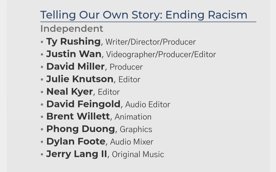 Woke up and found out I'm nominated for an Emmy 🥺