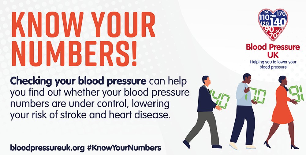 #KnowYourNumbers week starts on 4th Sept - let's raise awareness of the importance of screening checks such as blood pressure. Many pharmacies can help, more info from <a href="/BloodPress_UK/">BloodPressureUK</a> here. bit.ly/3r0h7YY <a href="/adewilliamsnhs/">Ade Williams</a> <a href="/REENABARAI/">Reena Barai</a> <a href="/rita1b/">rita bali</a> @rhianlast <a href="/HelenDon_RN/">Helen Donovan QN (she/her)</a>
