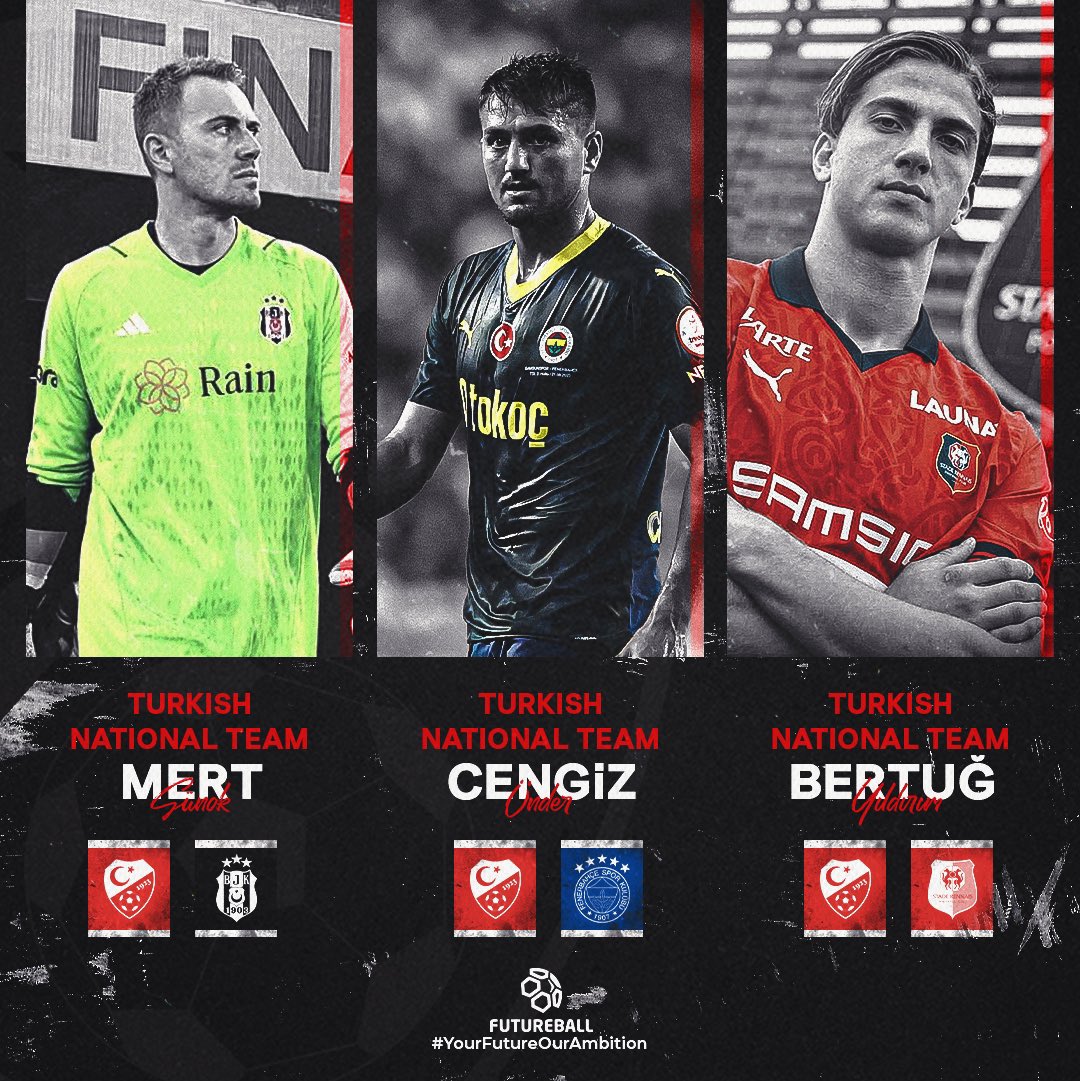 We wish best of luck for our athletes @MertGunok, @cengizunder and @BertugYldrm who has been selected to the Turkish National Team! 🤩 Congrats and good luck mates! ⚡️ #YourFutureOurAmbition