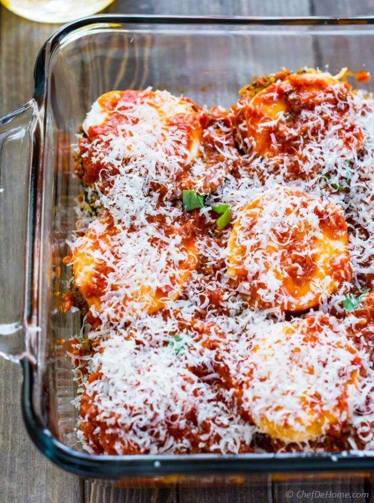 chefdehome's tweet photo. Italian comfort with layers of breaded eggplant, marinara sauce, basil, mozzarella, and parmesan cheese, baked to perfection until it's all melty and bubbly goodness. #ItalianComfortFood #MeltyGoodness #BakedEggplant
🔗https://t.co/uR7VxBbLDK https://t.co/xFLeT3UxUV