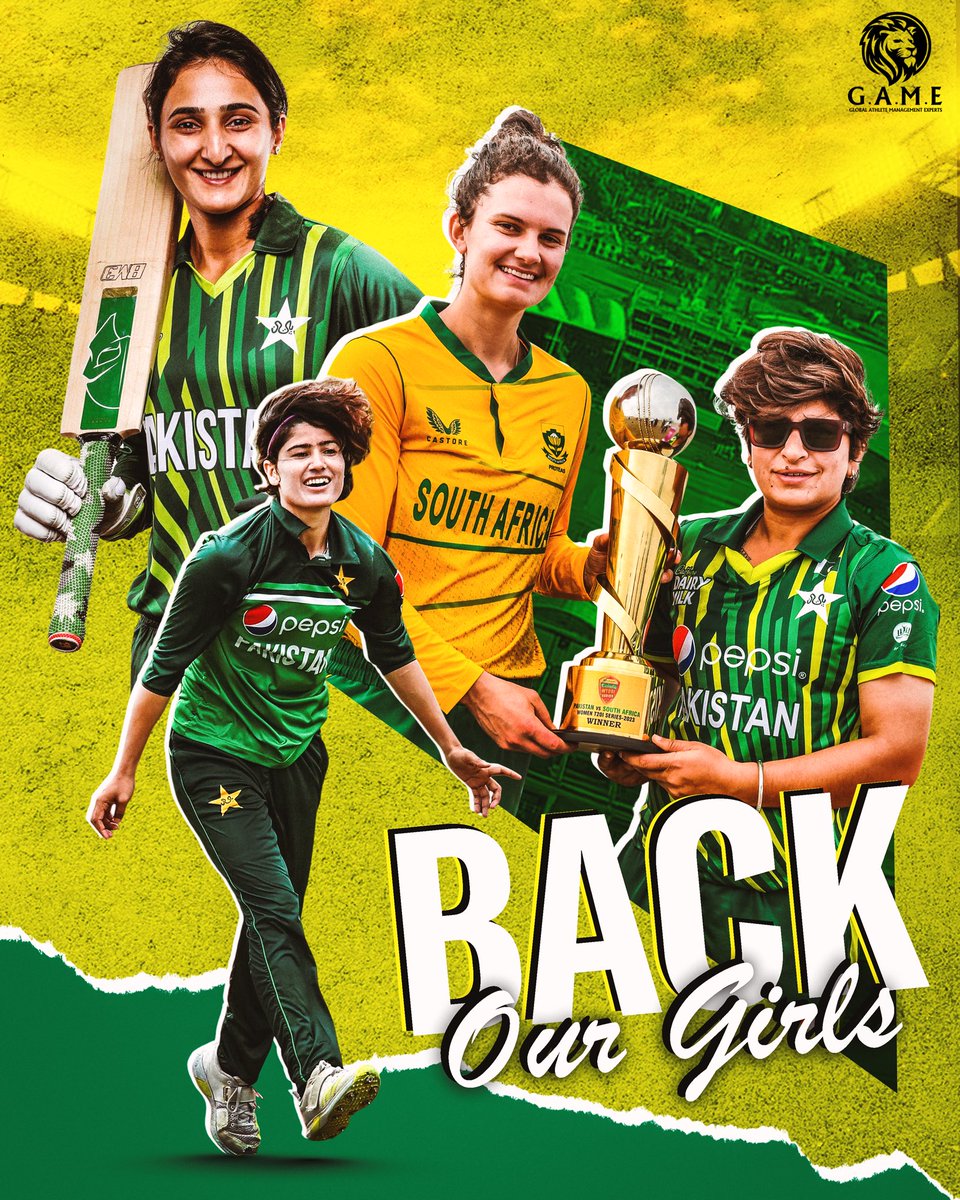 Best wishes for our girls who will take the field against South Africa today. Request everyone to go to the stadiums and #BackOurGirls 💚

#IamGAME