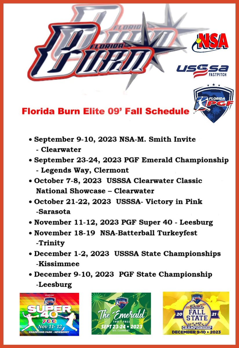 Yara Mahmoud (@ymahmoud2027) on Twitter photo Our fall schedule. If you're in the area, come visit and watch some ball🥎 <a href="/CoastRecruits/">Coast 2 Coast Recruits</a> Our fall schedule. If you're in the area, come visit and watch some ball🥎 <a href="/CoastRecruits/">Coast 2 Coast Recruits</a>
