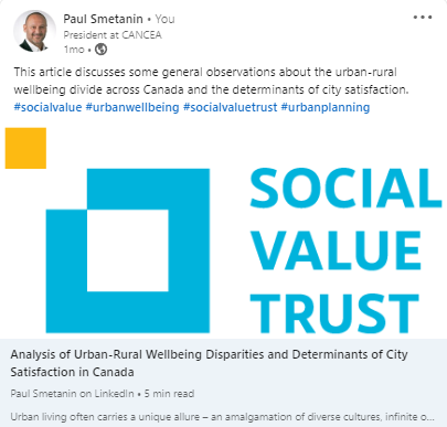 Analysis of Urban-Rural Wellbeing Disparities and Determinants of City Satisfaction in Canada
bit.ly/3YX8ATp