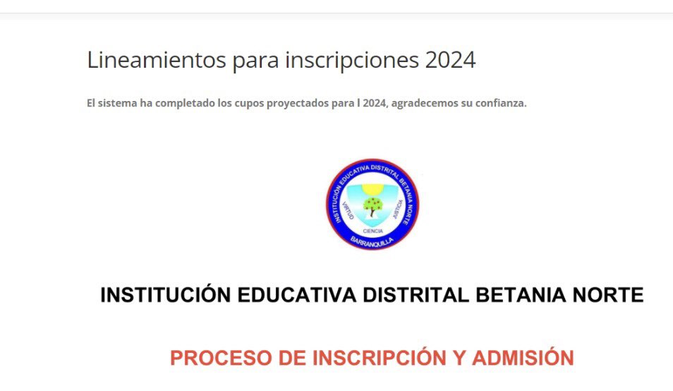 rickqr's tweet photo. @iebetanianorte @SecEducacionBAQ No creo que en 5 minutos se hayan completado los cupos. Ayer registré al niño y misteriosamente hubo un error no se registraron los formularios. https://t.co/cFlO9vZStN