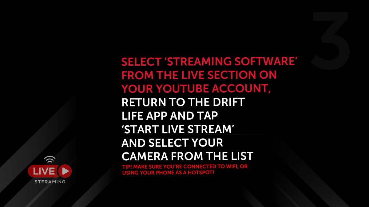 DriftInnovation's tweet image. Swipe to find out how you can stream all the action directly to your YouTube channel using Drift Action Cameras!

Shop our full range of cameras here - us.driftinnovation.com/collections/ca…

#youtuber #youtubecamera #youtubestream #actioncamera
