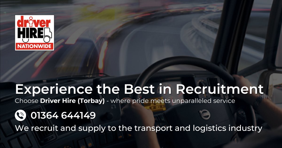 Recent surveys show 95% of our candidates are proud to work with us, with an average pride score of 95% over the past 9 years. This means when you hire through Driver Hire (Torbay), you can trust our motivated candidates will provide excellent service.

#dhproud