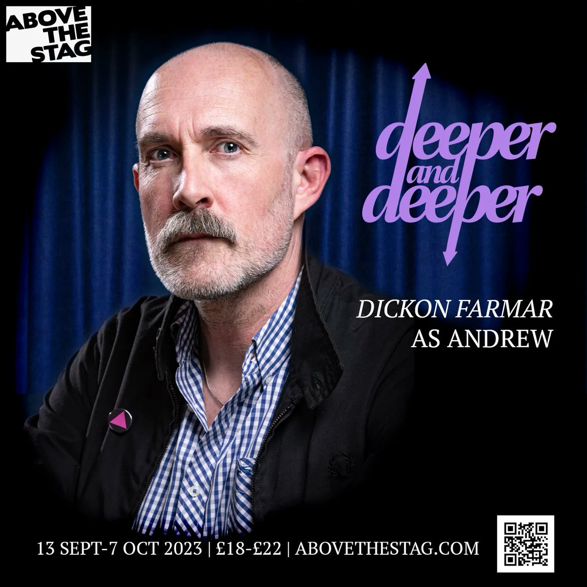 Today is the final day of rehearsals of week one for Deeper and Deeper! Returning to the role of Andrew is Dickon Farmar. Seats are selling fast! Abovethestag.com