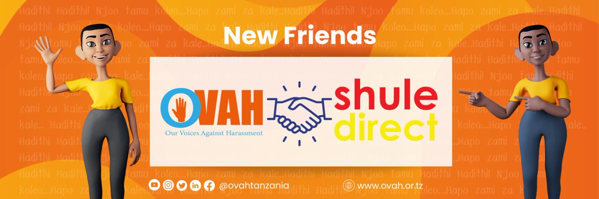 OvahTanzania's tweet photo. It is with immense pleasure that we hereby announce and formalize our friendship with @ShuleDirect . We eagerly anticipate a harmonious partnership and collaboration in all matters of goodwill and community welfare. We extend a warm and heartfelt welcome to you @ShuleDirect 🤝 https://t.co/dyROxcy8u6