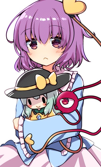 「holding doll purple eyes」 illustration images(Latest)