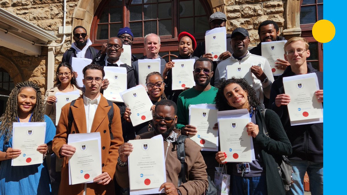 UCT_ELC's tweet photo. To all our graduates: "The accomplishments of today are the stepping stones to a brighter tomorrow." Keep in touch; we can't wait to see what you do with your future.
#LearnEnglishUCT #UCTELC #UCTEnglish https://t.co/J8HadHphPQ