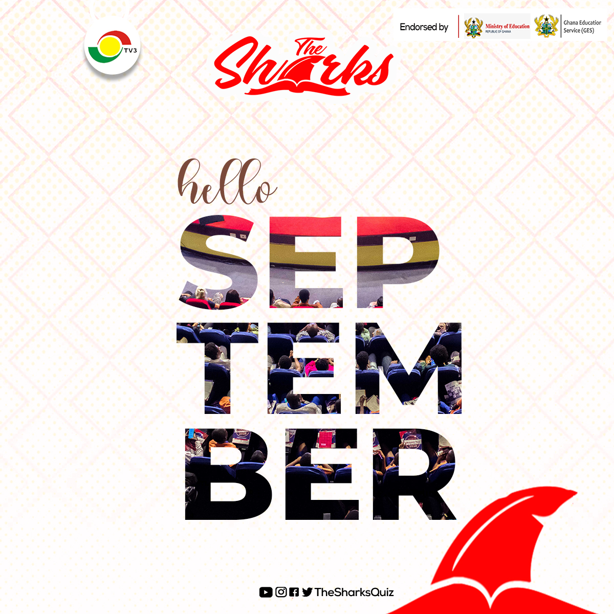 thesharksquiz's tweet photo. Hello September!

As the leaves start to change and the air gets crisper, it's time to embrace a new month filled with endless possibilities.

Let's make the most of this month, set new goals, and continue to grow.

#NewMonth
#TheSharks https://t.co/uZYJkMxhQb