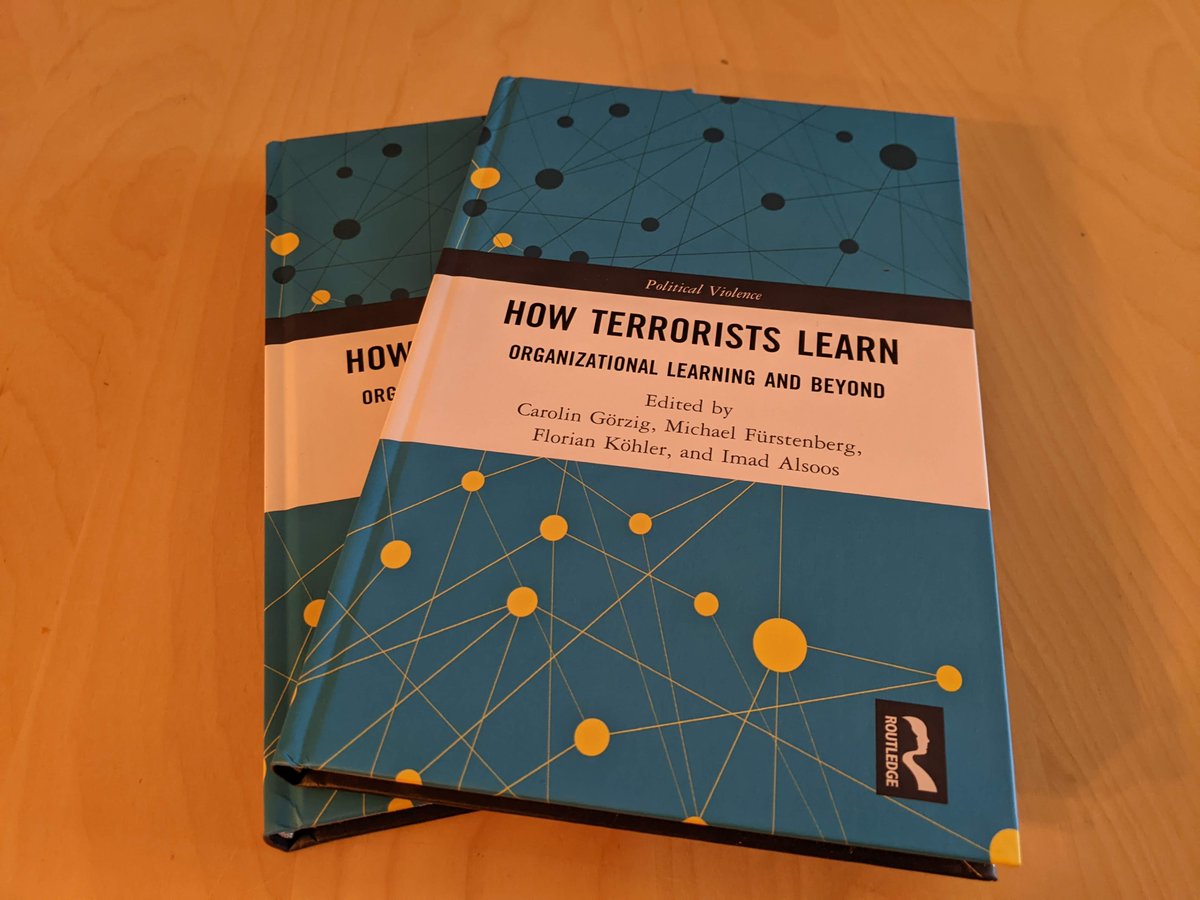 mdfuerstenberg's tweet photo. Almost surreal to finally see this "in the flesh" - the culmination of our research group 'How Terrorists Learn' @MaxAnthropology, with contributions from @SbradyInt, @BoyanHadzhiev, @JohnHelferich, @AriWeil and yours truly, among others.
1/4
#terrorism #terroristlearning https://t.co/WxqKmErswq