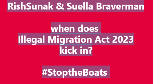 #IllegalMigrationAct  / #illegalmigrationbill  - #Rwanda - #StoptheBoats
  
Hey -  #RishiSunak - #SuellaBraverman - 
 I have one simple  question