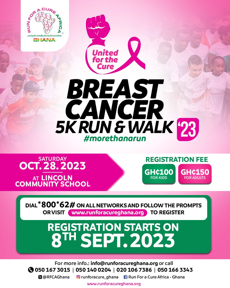 RFCAGhana's tweet photo. Happy New Month🥳
Time aso oo time aso!
Get ready 🏃‍♀️💪
#MoreThanARun https://t.co/k9Pa6whftd