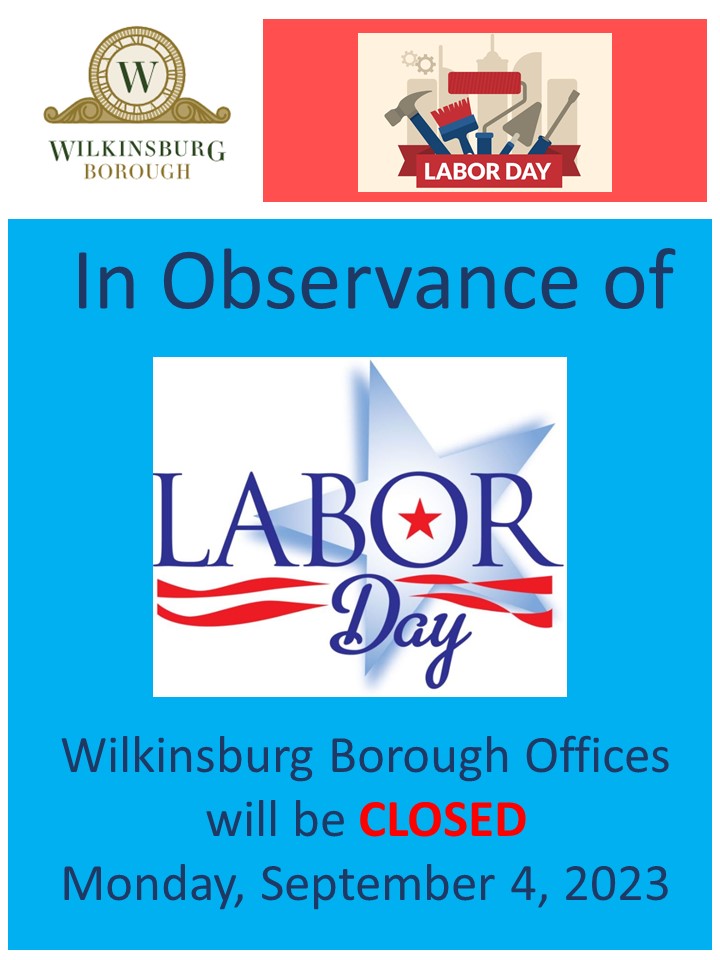 NO TRASH PICK-UP ON MONDAY, September 4, 2023 – Trash pick-up will operate ONE DAY BEHIND due to the holiday schedule.

RECYCLING PICK-UP will operate on a regular schedule – WE WILL NOT PICK-UP ONE DAY BEHIND BECAUSE OF THE HOLIDAY.