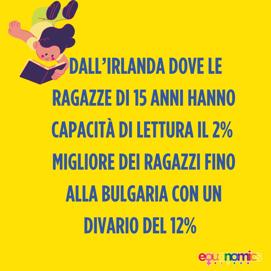 Equonomics_'s tweet photo. Le ragazze leggono di più!!

Lo conferma un recente studio di @UNICEF “An Unfair Start: Inequality in Children’s Education in Rich Countries”. 

In aggiunta, le ragazze avrebbero più probabilità dei ragazzi di continuare l’istruzione oltre la scuola secondaria. 
#Equonomics https://t.co/scdDhXEZTa