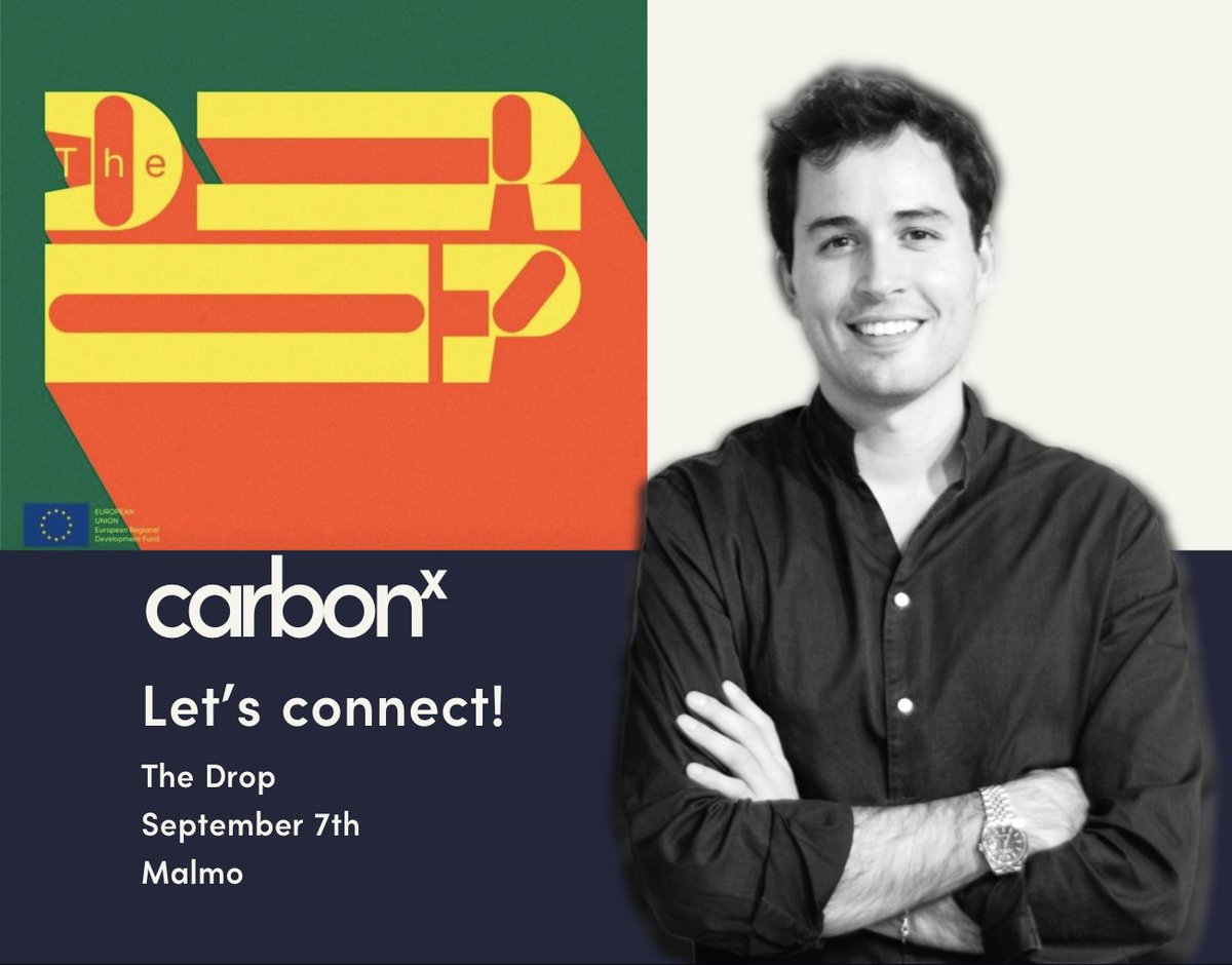 Will be in Malmö next week at #TheDrop, the EU's leading #Climate Tech event by <a href="/palebluedotvc/">Pale blue dot</a> &amp; Domino. Eager to connect with climatetech pros. particularly focusing on Carbon Removals #CDR and Carbon Markets #VCM