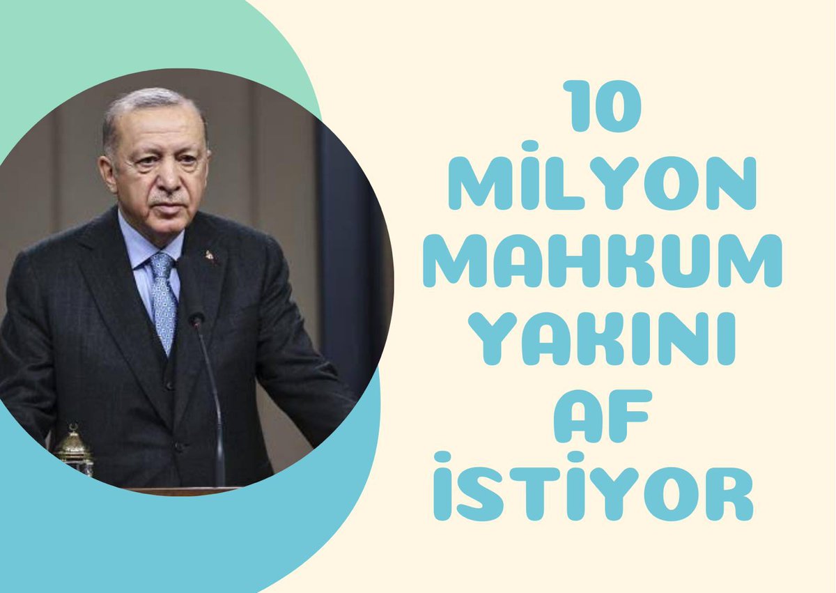 Türkiye100yılı BarışAffı
AF İSTİYORUZ
<a href="/RTErdogan/">Recep Tayyip Erdoğan</a> <a href="/yilmaztunc/">Yılmaz TUNÇ</a> <a href="/dbdevletbahceli/">Devlet Bahçeli</a> <a href="/adalet_bakanlik/">T.C. Adalet Bakanlığı</a> <a href="/AYMBASKANLIGI/">Anayasa Mahkemesi</a>