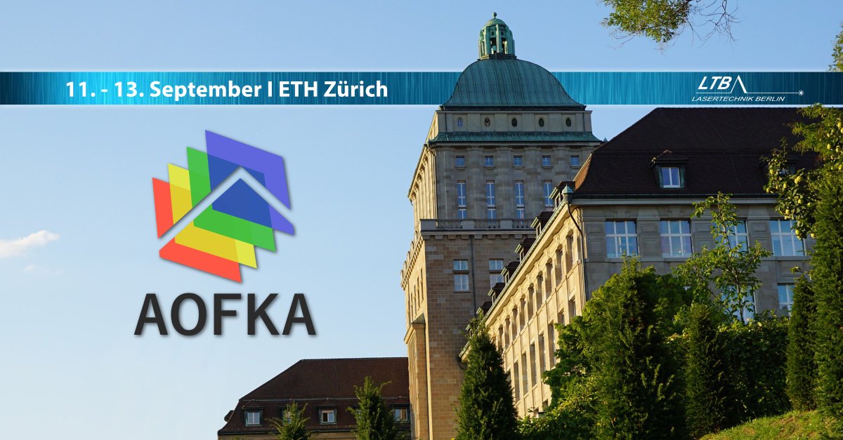 LTB_Laser's tweet photo. Next highlight is coming shortly. We will present and exhibit at AOFKA23, organized by @SwissChemistry at the @ETH_en starting Sept 11th. Look forward to interesting discussion about #RAMAN and #LIBS for surface and material #analysis.
#Technology made in #Berlin #Adlershof https://t.co/kEaLrrV9bX