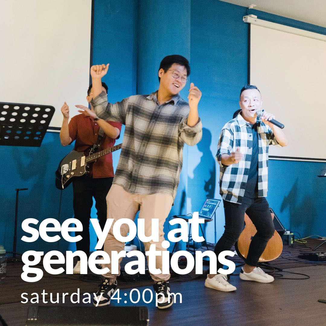 generationsmsia's tweet photo. Grooving into Saturday with spirits high — we can’t wait for church! 🕺🏽
We look forward to greeting you at our doors from 3:30pm onwards! See you — and your friends!
#generationschurch #generationsmy #nextnowallgen #wellsnotwalls #malaysianchurch https://t.co/vUclfTkdj1