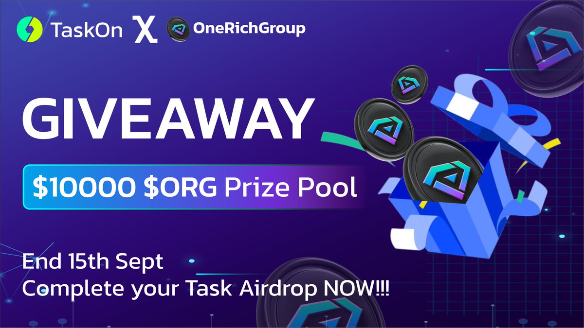 OneRichGroup's tweet photo. Join #Onerichgroup Airdrop 🪂🎁
🏆 Winner : Top 300 First + 2500 Random
📆End : Sept 15th
🔗Link : https://t.co/3xLskVULsd
Grab it FAST #RichOwners 🔥⚡️🔥
#RichOwner #SEI $ORG #AVAX #DOGE #SHIBARMY #Shibarium #DogeArmy #PEPE2 #Pancakeswap #CMC #Coingecko #Coinsniper #Coinrangking https://t.co/cb9gWzJETs