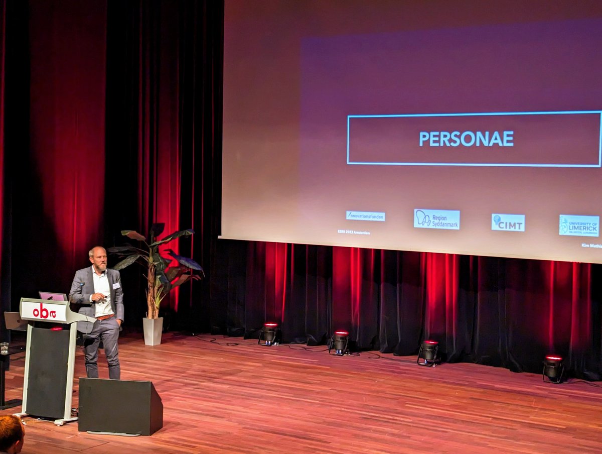 <a href="/kim_mathiasen/">Kim Mathiasen</a> finishing the track now, diving into the Personae programme - as he briefly introduced in his excellent keynote yesterday. <a href="/ESRII2023/">ESRII 2023 Amsterdam</a> #ESRII23