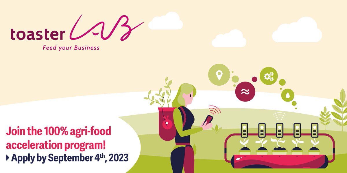 toasterlab's tweet photo. 🚨 #Startup!🚨Last days to apply and join us in our next cohort dedicated to #Digital for #Agroecology 🌱 📱 Go to https://t.co/FKnZ4bpXUx #LetsGo 💪 With @terresinovia @terresunivia https://t.co/WidsYS2SdY