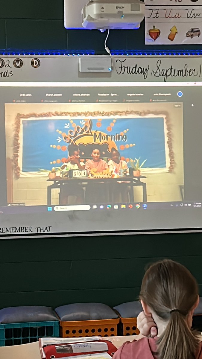 We love starting the day with Good Morning Guild! Our house council members lead the Pledge of Allegiance, moment of silence, lunch menu, birthdays, and upcoming school events!