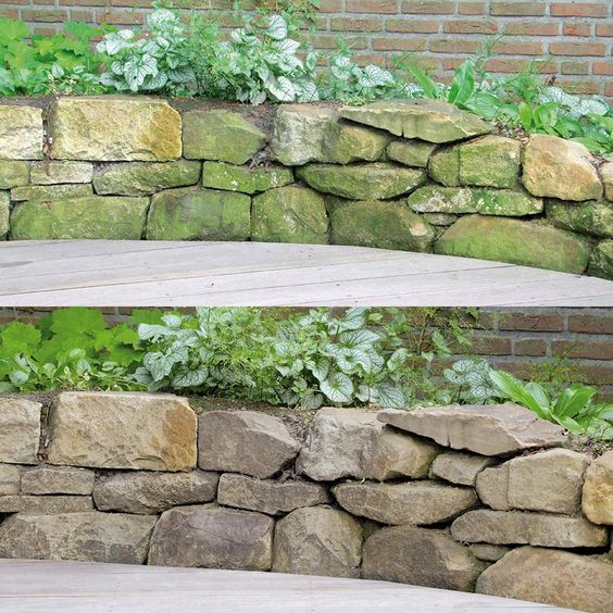 Today's photo shows Osmo UK Gard Clean in use on this stone wall, what a difference! This is a highly effective cleaning and disinfecting concentrate, specially developed for the removal of green growth (and similar natural contamination)❎
#beforeafter #restoration #wall #osmo
