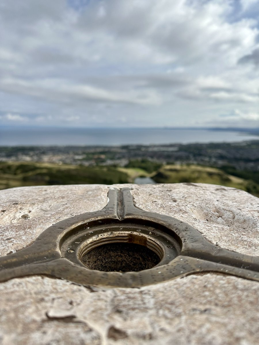 We have all found our way back to the States after a beautiful journey at #edfringe . More reflections to come, but this compass rose on #arthursseat felt like a good way to say goodbye…or until next time…